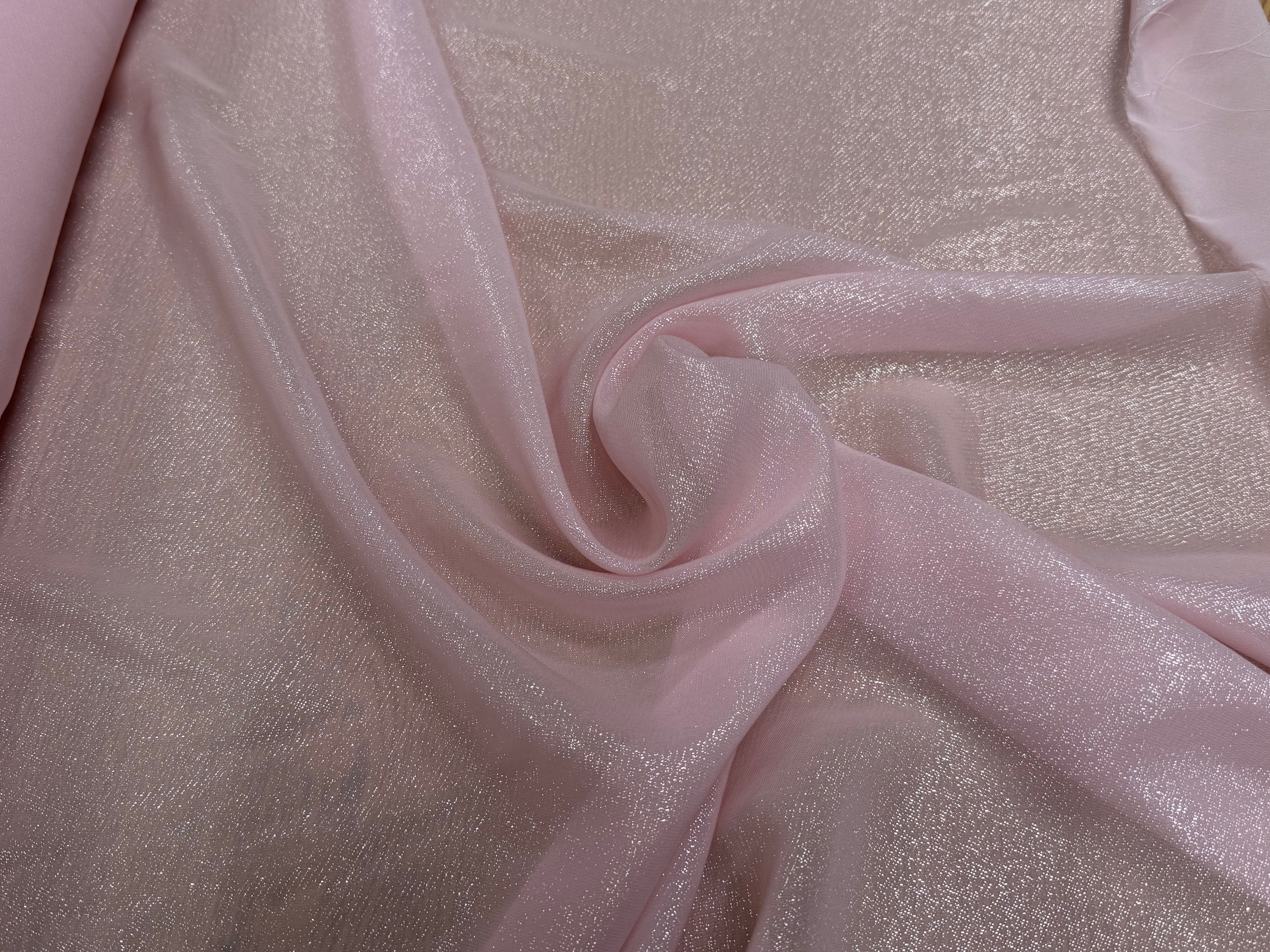 LAMÉ VISCOSE ROSE BARBE À PAPA - My Little Coupon