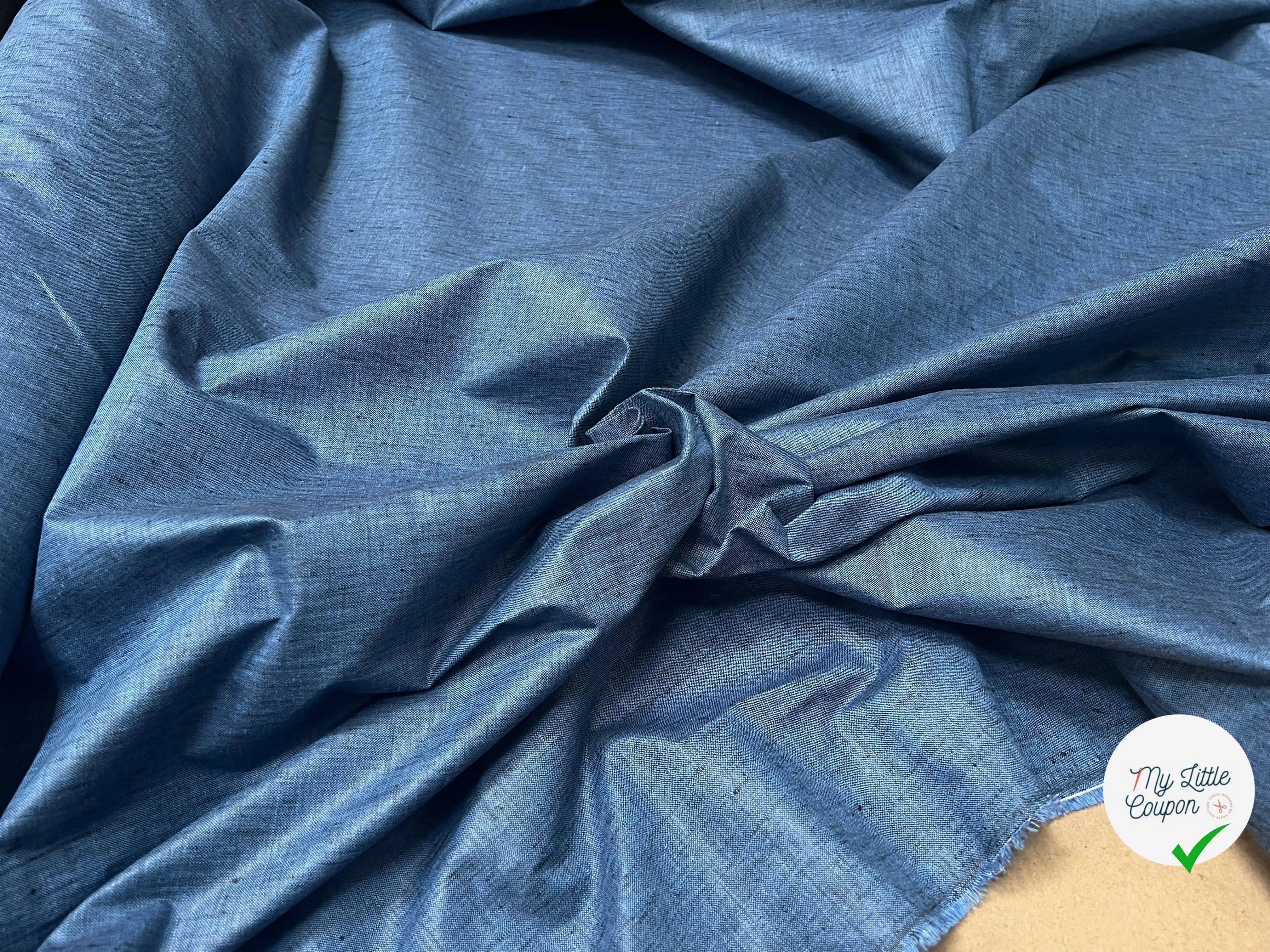 LIN ENDUIT BLEU CHINÉ - My Little Coupon