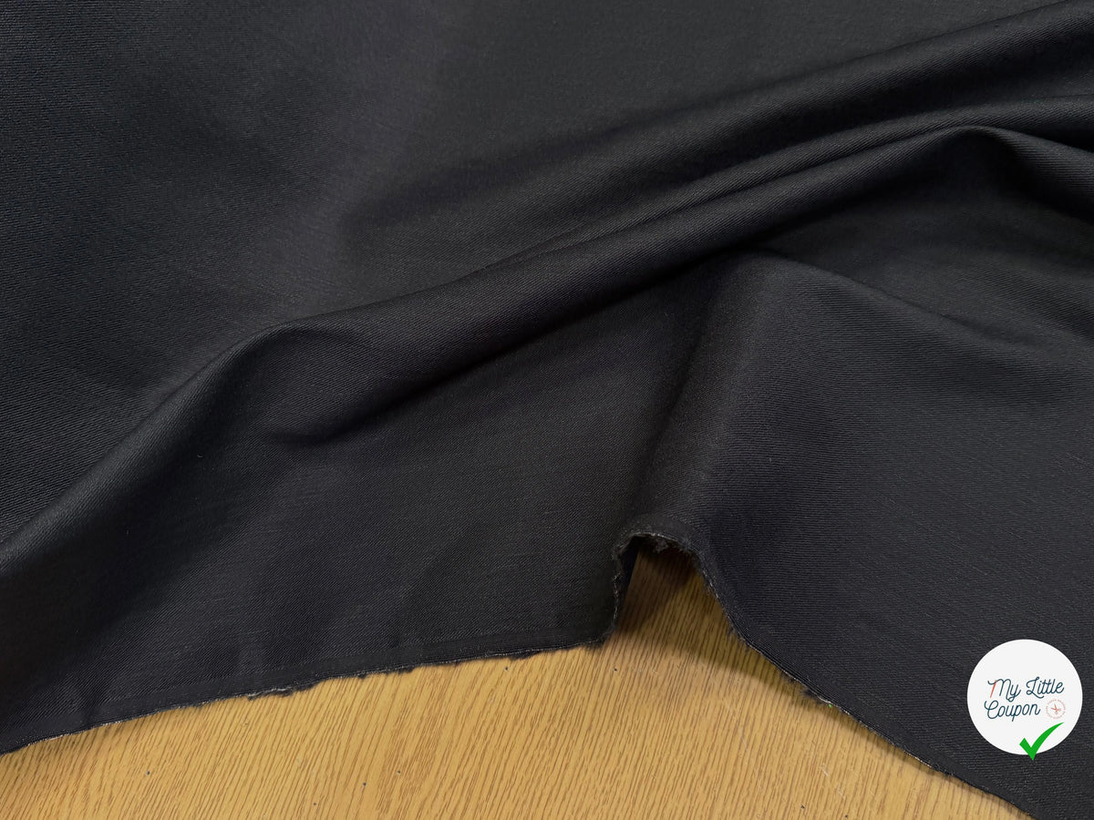 LIN ET COTON NOIR ANTHRACITE 60% LIN - My Little Coupon