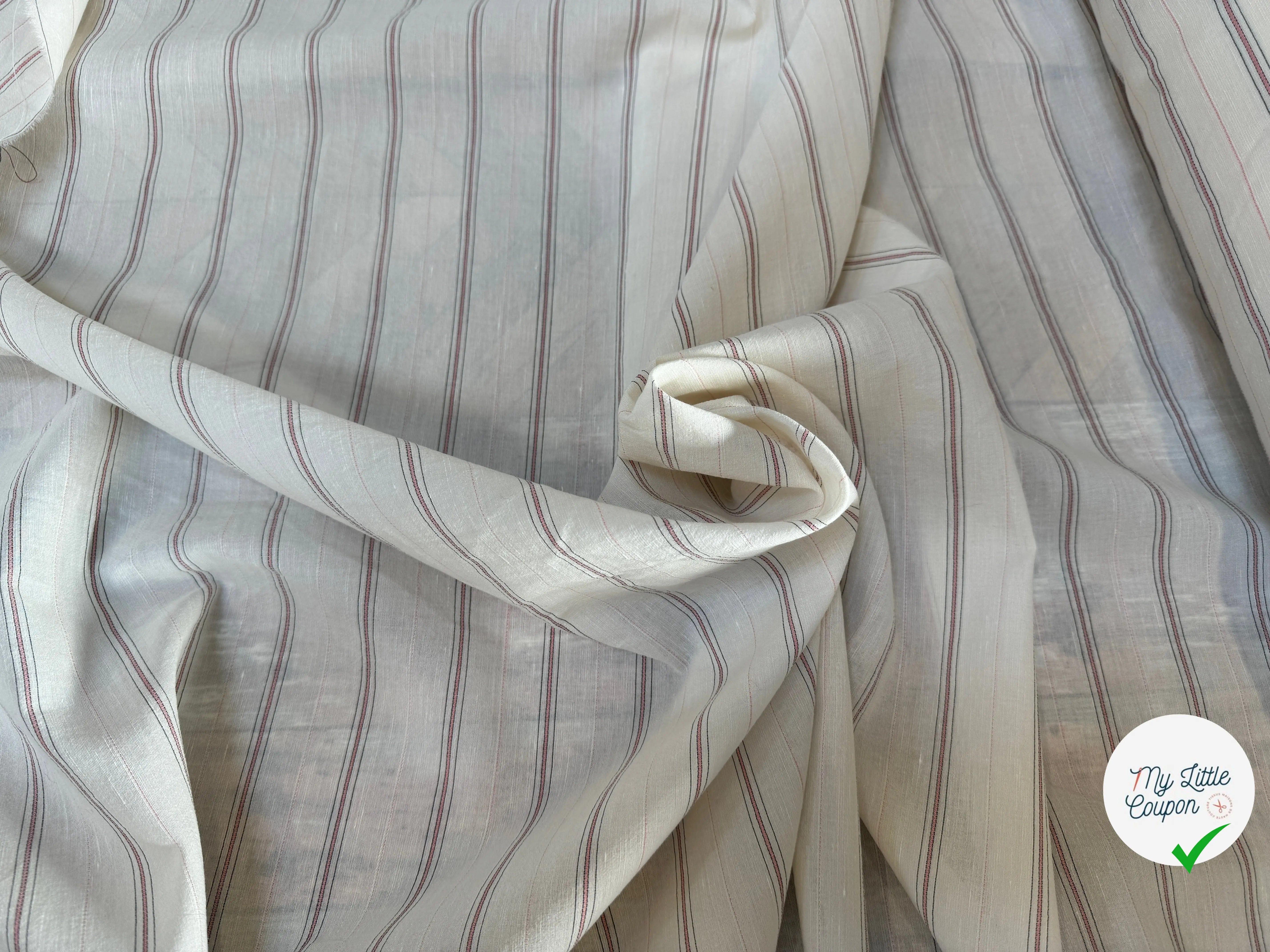 LIN LEGER RAYURES TEXTURÉ - My Little Coupon