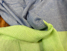 LIN RAYURES BLEU VERT - My Little Coupon