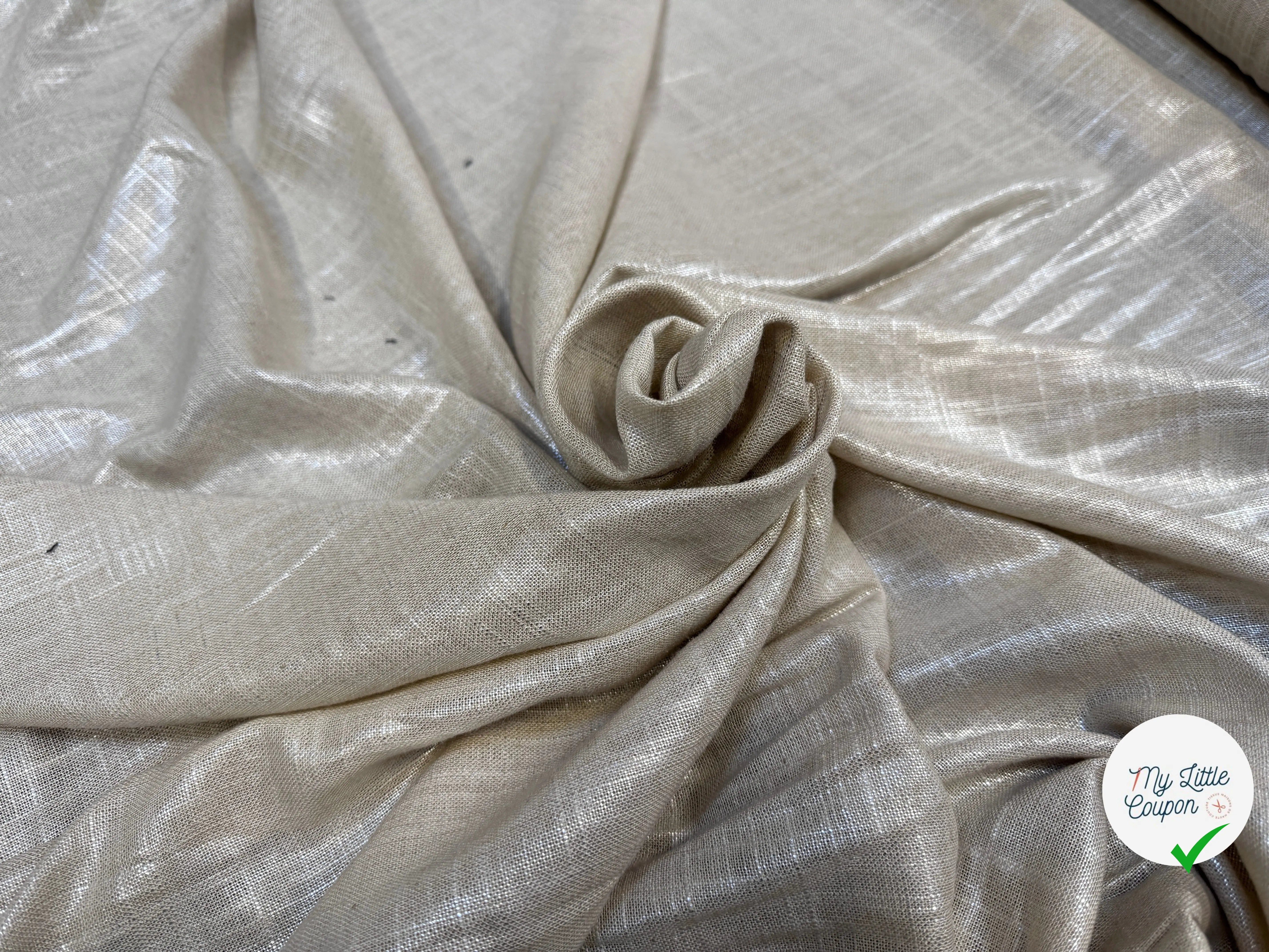 LIN SCHINTZÉ BRILLANT COULEUR NATURELLE - My Little Coupon
