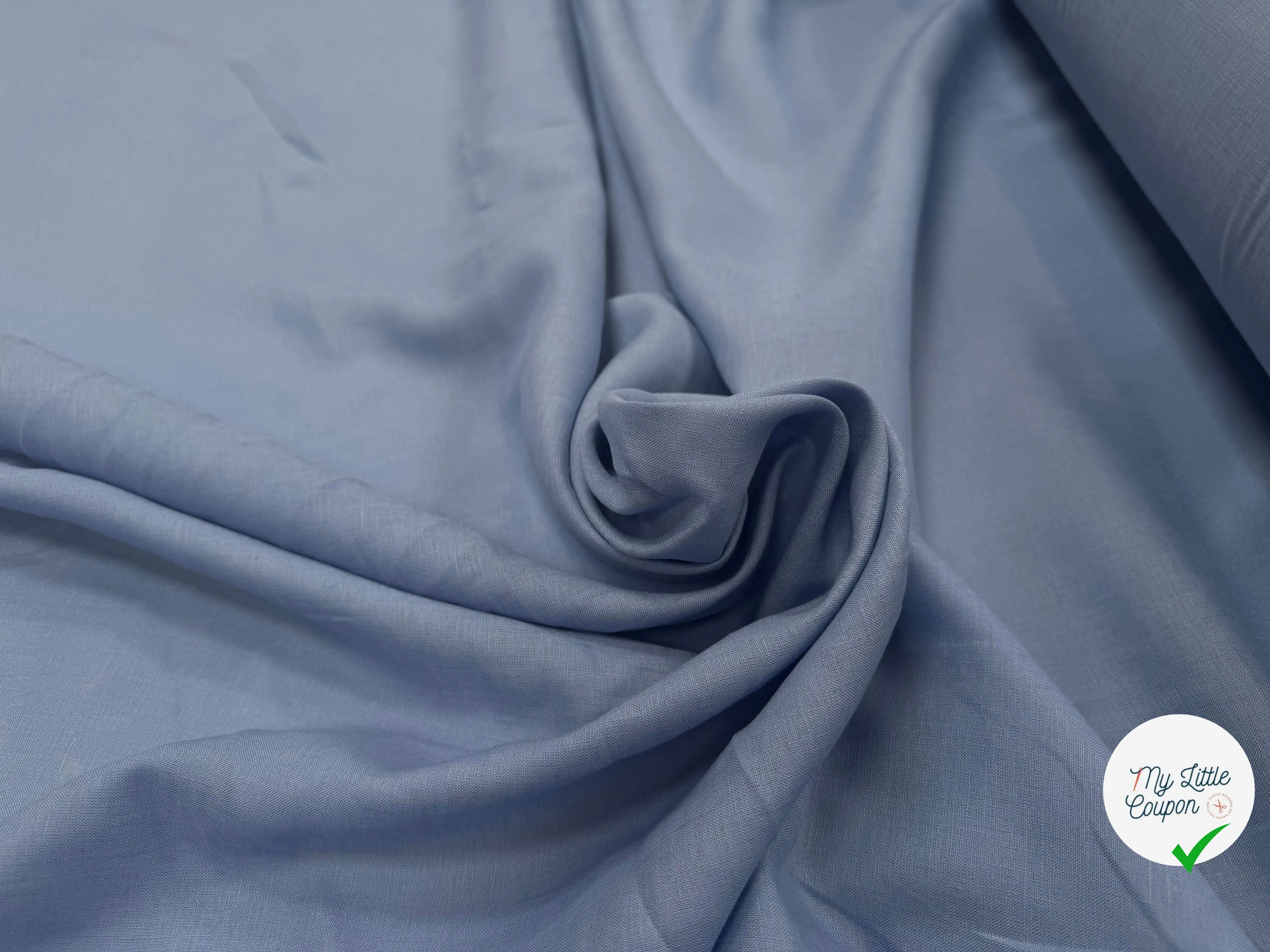 LIN UNI 100% LIN U2012 BLEU GRIS - My Little Coupon