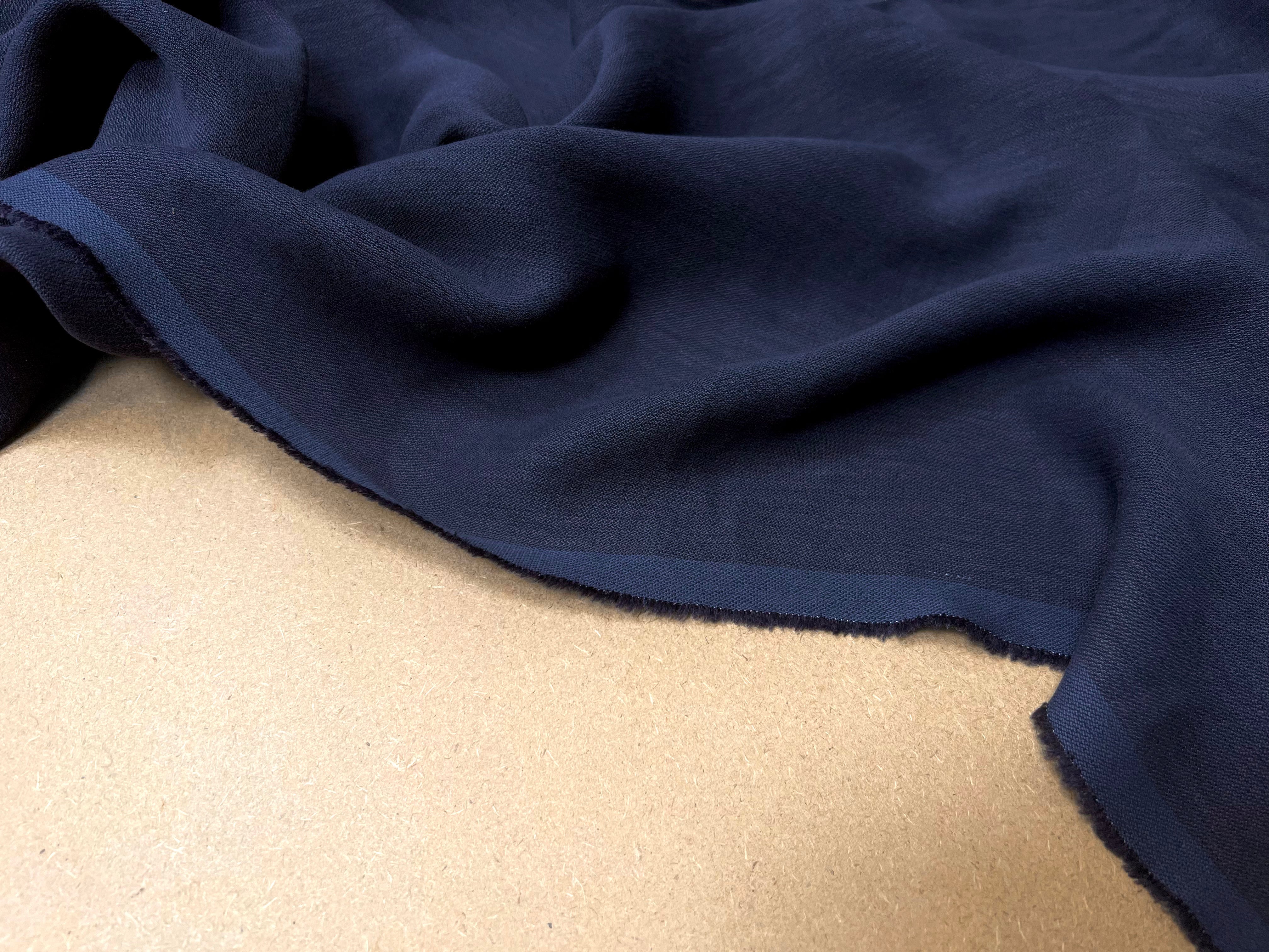 LIN VISCOSE BLEU MARINE - My Little Coupon