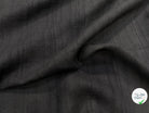 LIN VISCOSE NOIR SUPERBE TENUE RAYURES - My Little Coupon