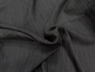 LIN VISCOSE NOIR SUPERBE TENUE RAYURES - My Little Coupon