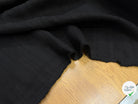 LIN VISCOSE NOIR SUPERBE TENUE RAYURES - My Little Coupon