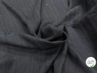 LIN VISCOSE NOIR SUPERBE TENUE RAYURES - My Little Coupon