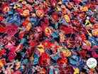 LUREX YORYU FOND MARINE FLEURS MULTICOLOR - My Little Coupon