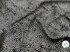LUREX  YORYU FOND NOIR FEUILLE BLANCHE - My Little Coupon