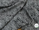 LUREX  YORYU FOND NOIR FEUILLE BLANCHE - My Little Coupon