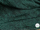 LUREX  YORYU FOND NOIR FEUILLE VERTE - My Little Coupon