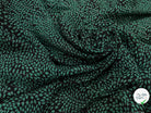 LUREX  YORYU FOND NOIR FEUILLE VERTE - My Little Coupon