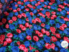 LUREX YORYU FOND NOIR ROSE BLEUES ET ROUGES - My Little Coupon