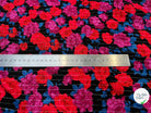 LUREX YORYU FOND NOIR ROSE ROUGE ET VIOLET - My Little Coupon