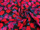 LUREX YORYU FOND NOIR ROSE ROUGE ET VIOLET - My Little Coupon