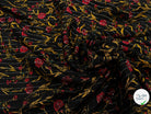 LUREX YORYU FOND NOIR ROSE ROUGE - My Little Coupon