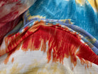 LUREX  YORYU TIE AND DYE MULTICOLORS BLEU/ROUGE/BEIGE - My Little Coupon