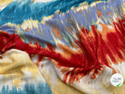 LUREX  YORYU TIE AND DYE MULTICOLORS BLEU/ROUGE/BEIGE - My Little Coupon