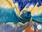 LUREX  YORYU TIE AND DYE MULTICOLORS BLEU/ROUGE/BEIGE - My Little Coupon
