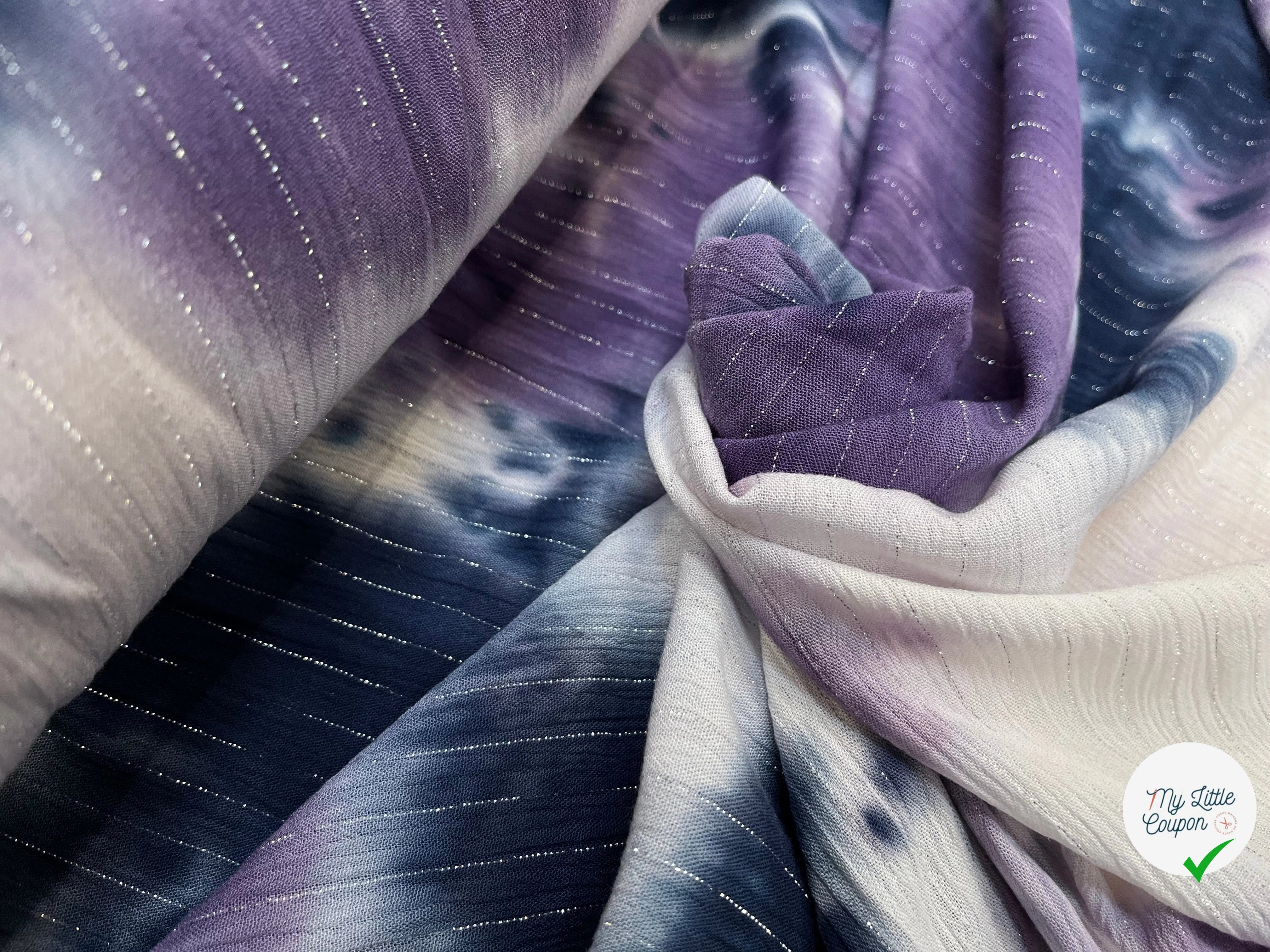 LUREX  YORYU TIE AND DYE VIOLET/BLEU - My Little Coupon