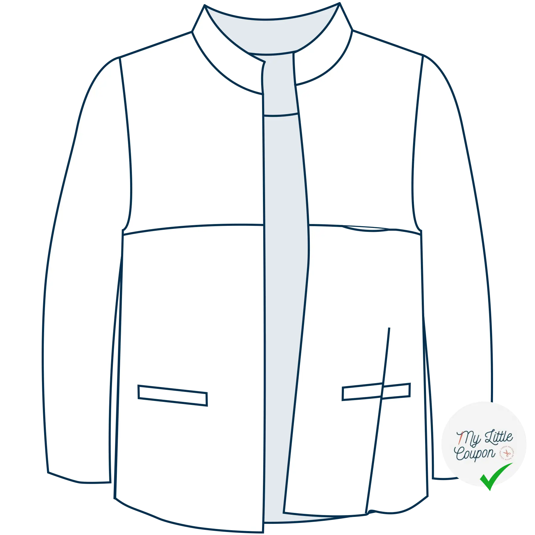La veste tailleur de Laure - Patron pdf - My Little Coupon