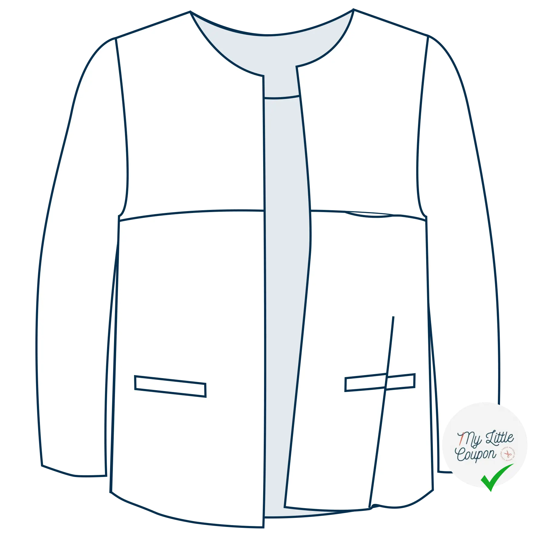 La veste tailleur de Laure - Patron pdf - My Little Coupon