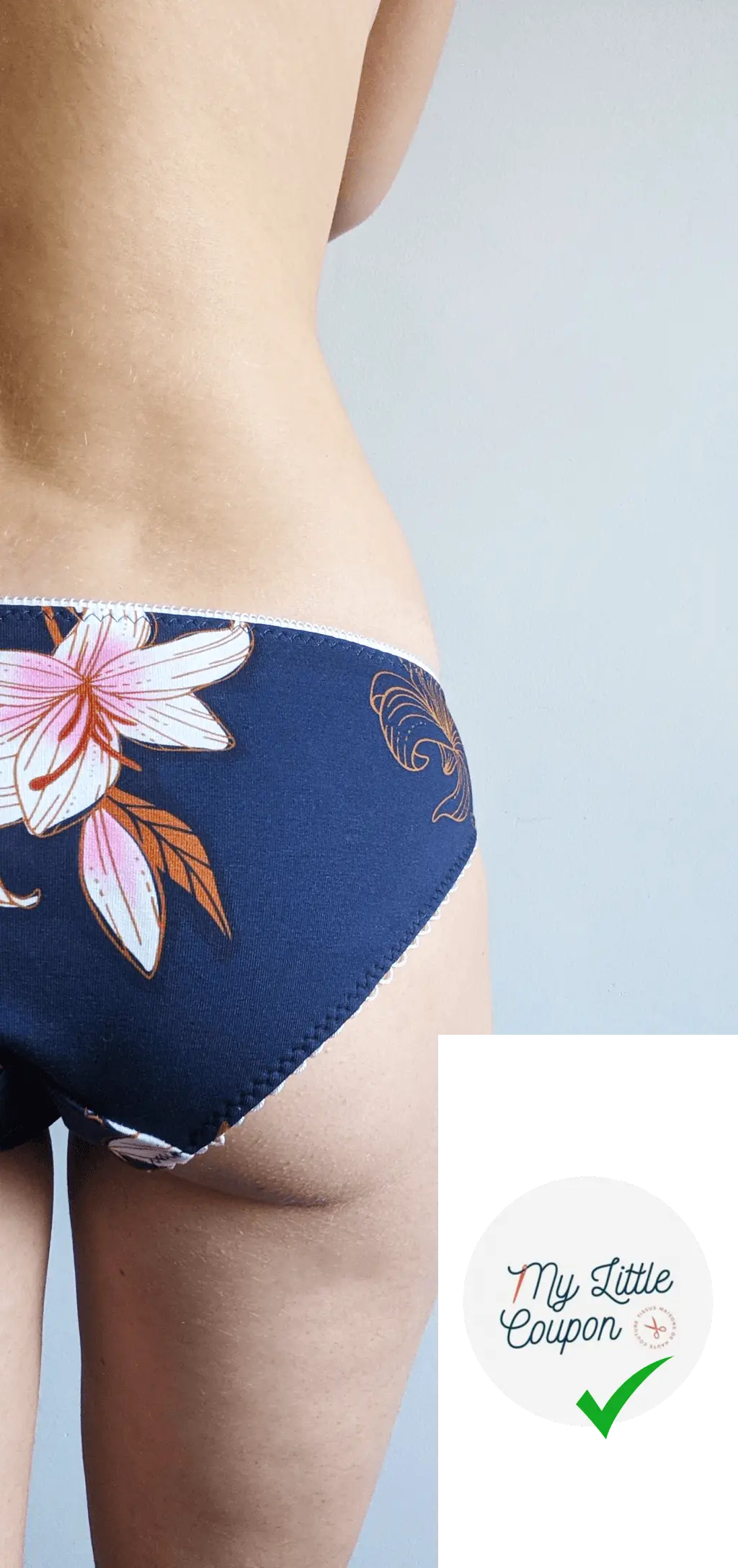 Léonie | Culotte basse avec variantes - My Little Coupon - tissu - coudre
