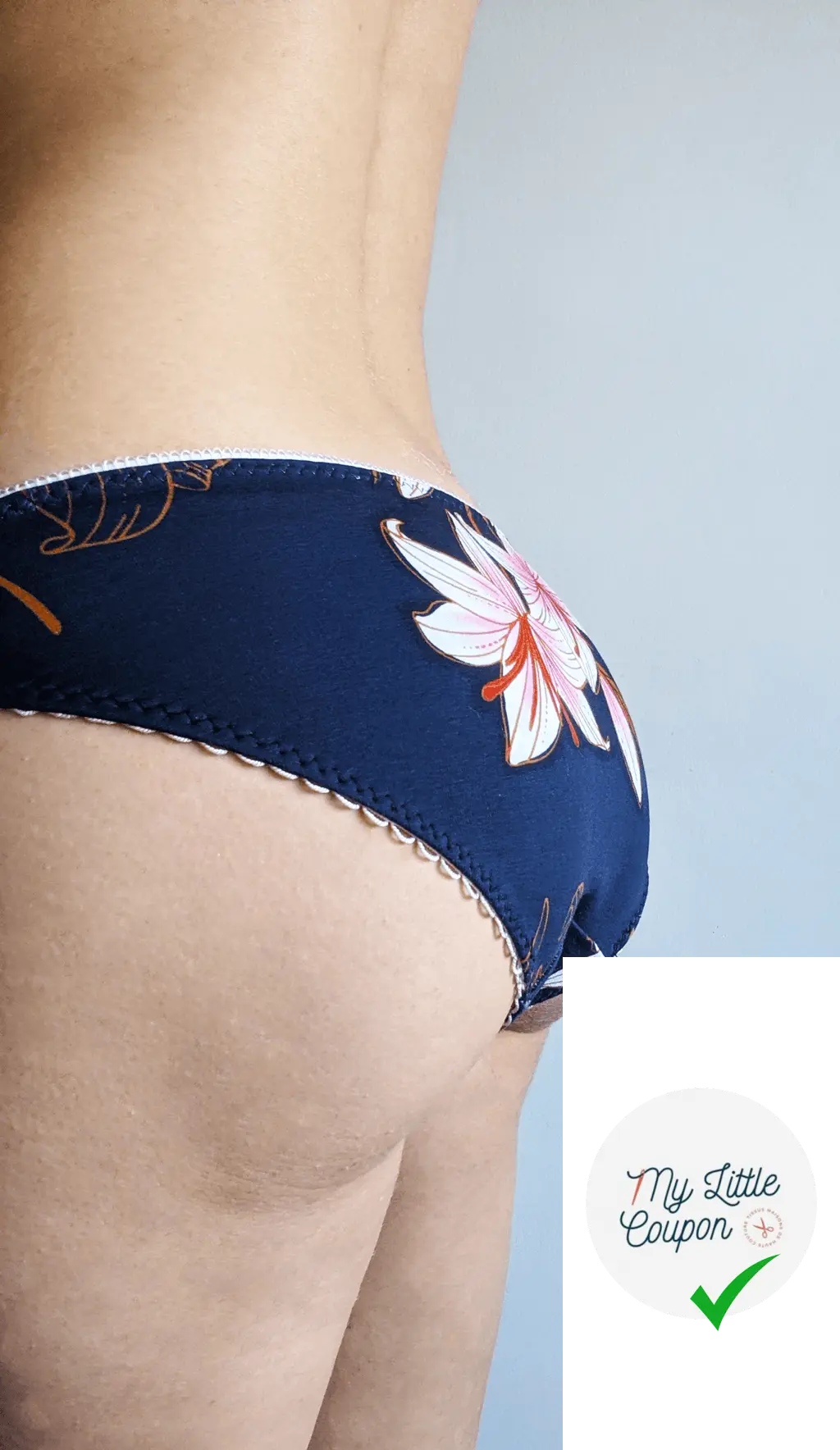 Léonie | Culotte basse avec variantes - My Little Coupon - tissu - coudre