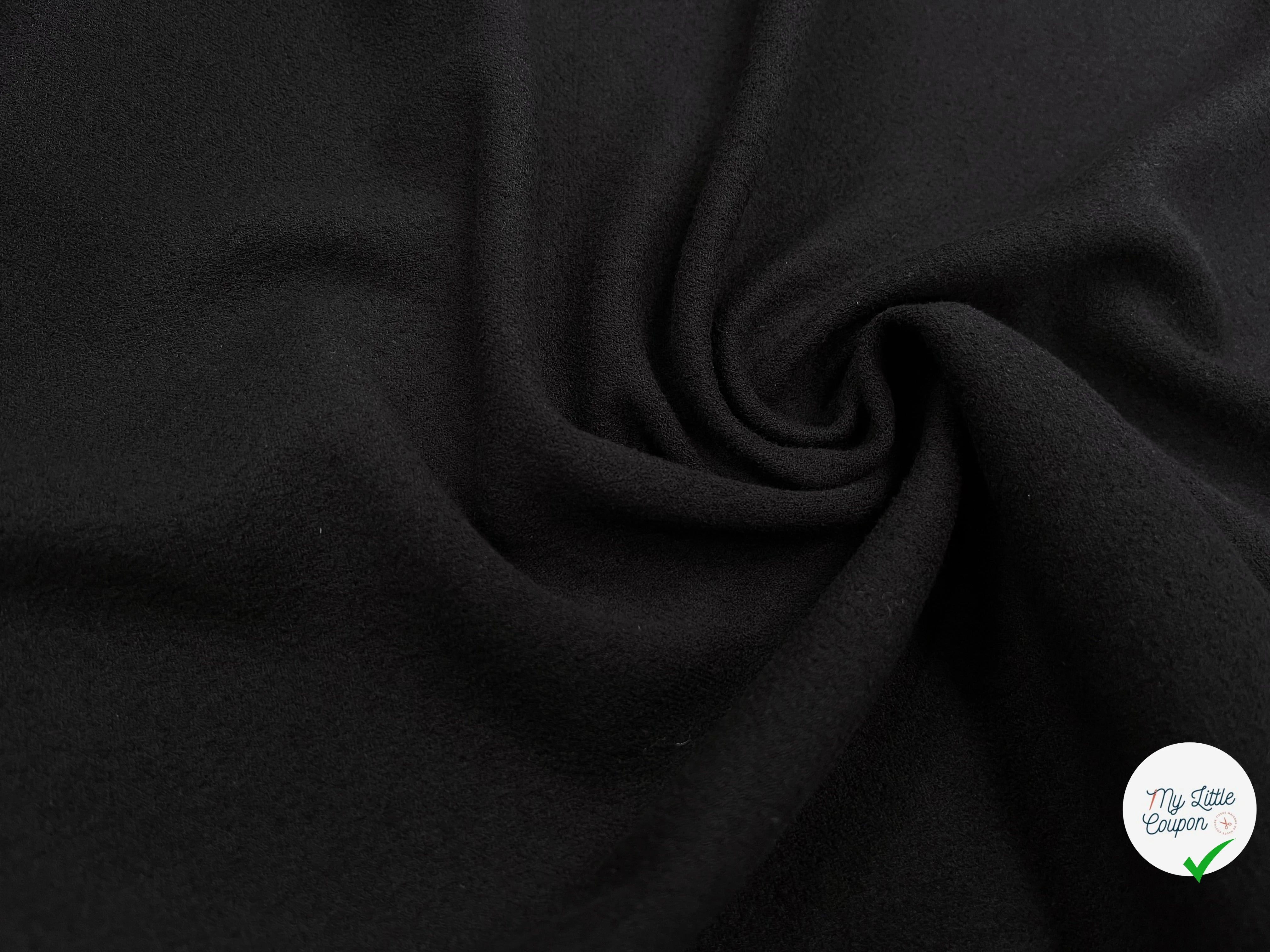 MAILLE 50% VISCOSE BLACK 148CM - My Little Coupon