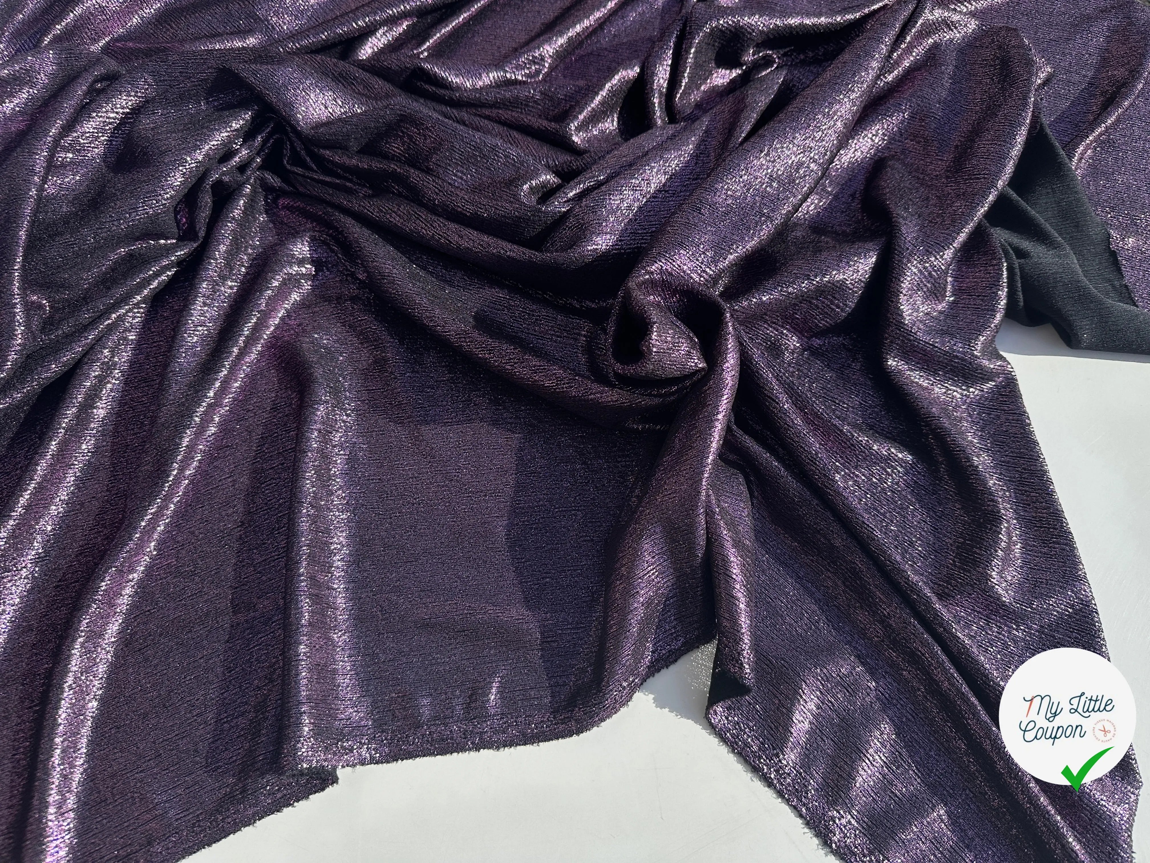 MAILLE BUBBLE FOIL REFLET VIOLET MLC INTERN