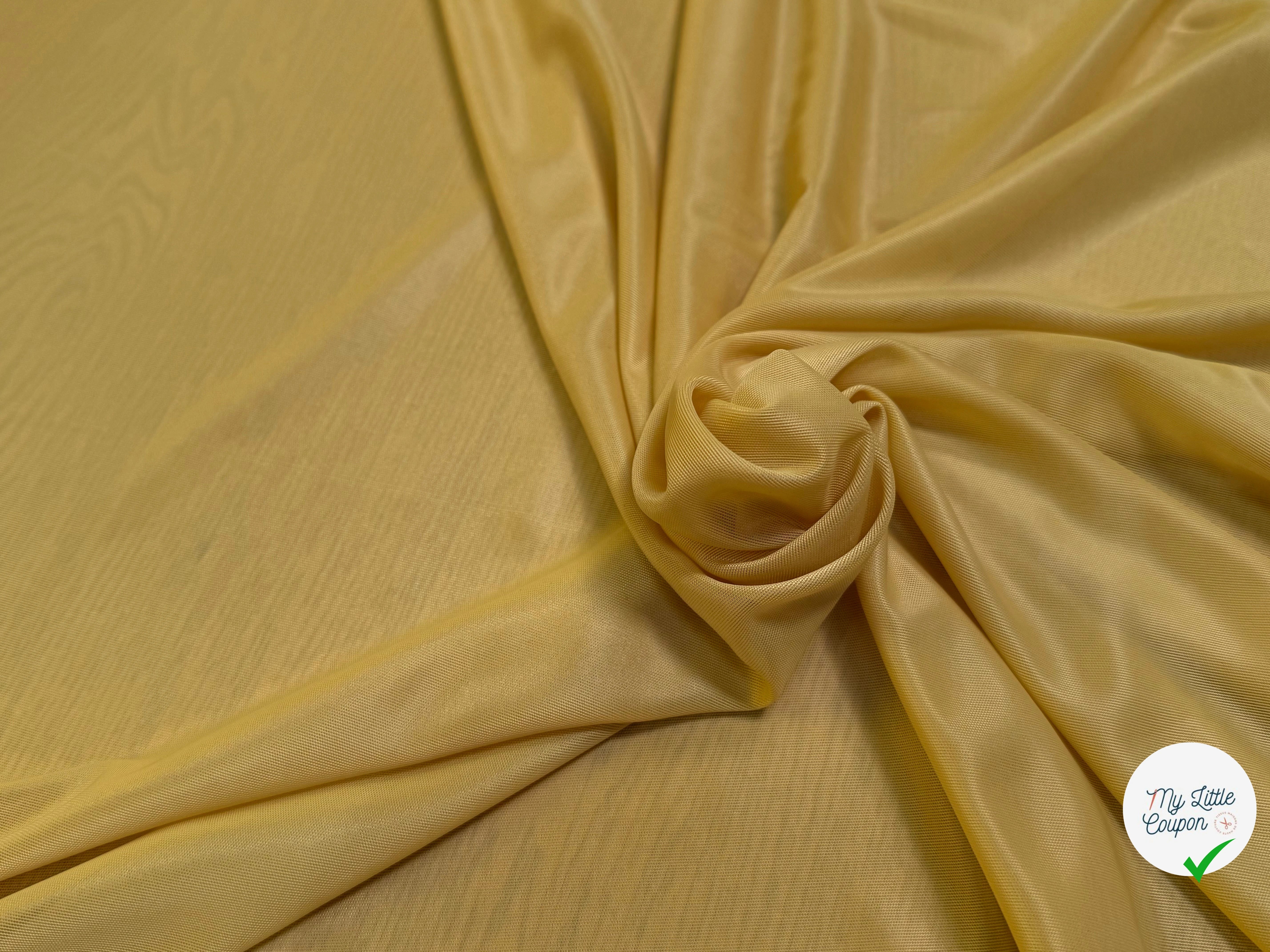 MAILLE CHARMEUSE JAUNE MOUTARDE - My Little Coupon