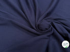 MAILLE COTON CÔTE 1X1 STRETCH WORK BLUE - My Little Coupon