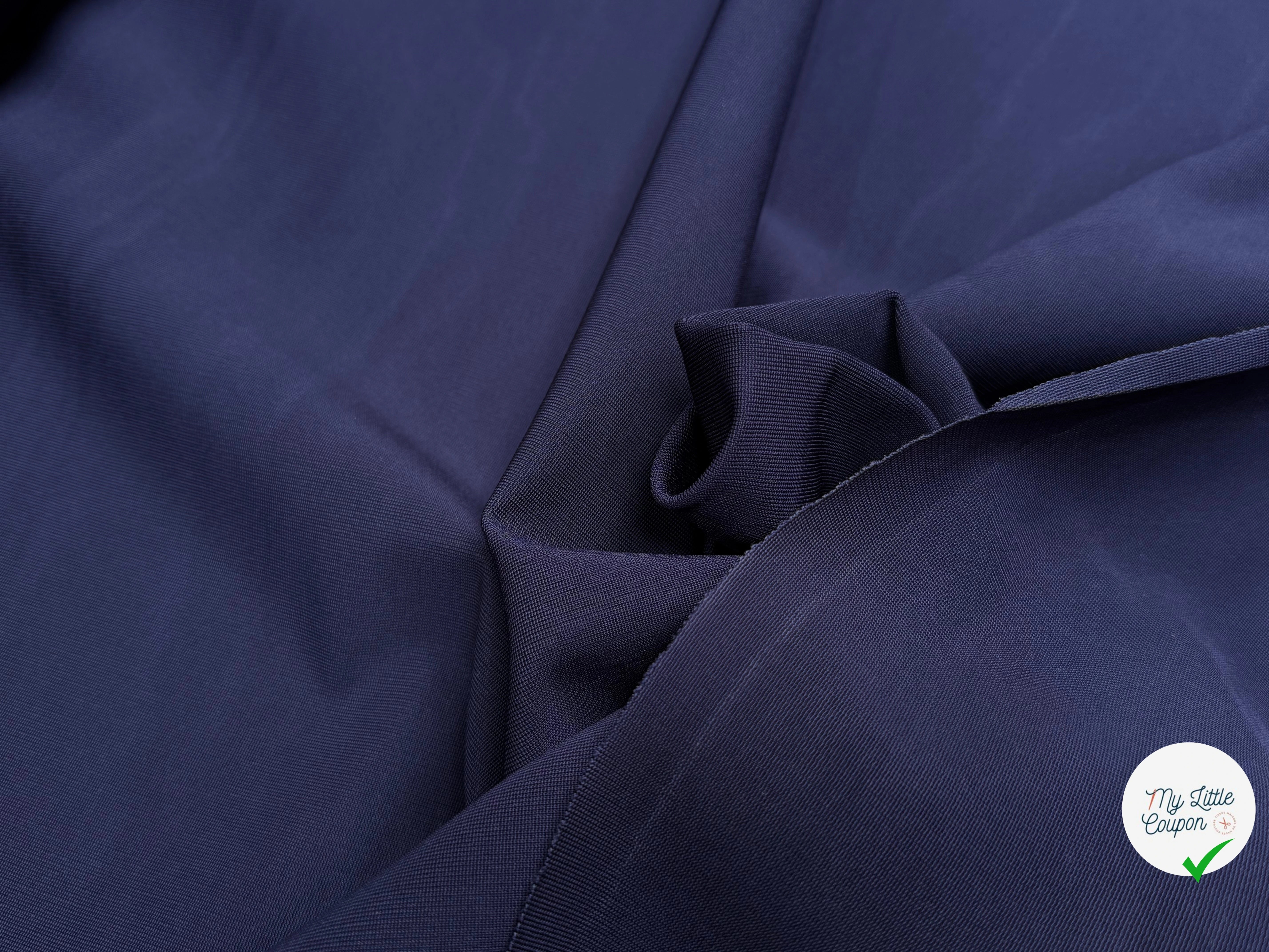 MAILLE COTON ÉFFET TRICOT ULTRA STRETCH WORK BLUE - My Little Coupon