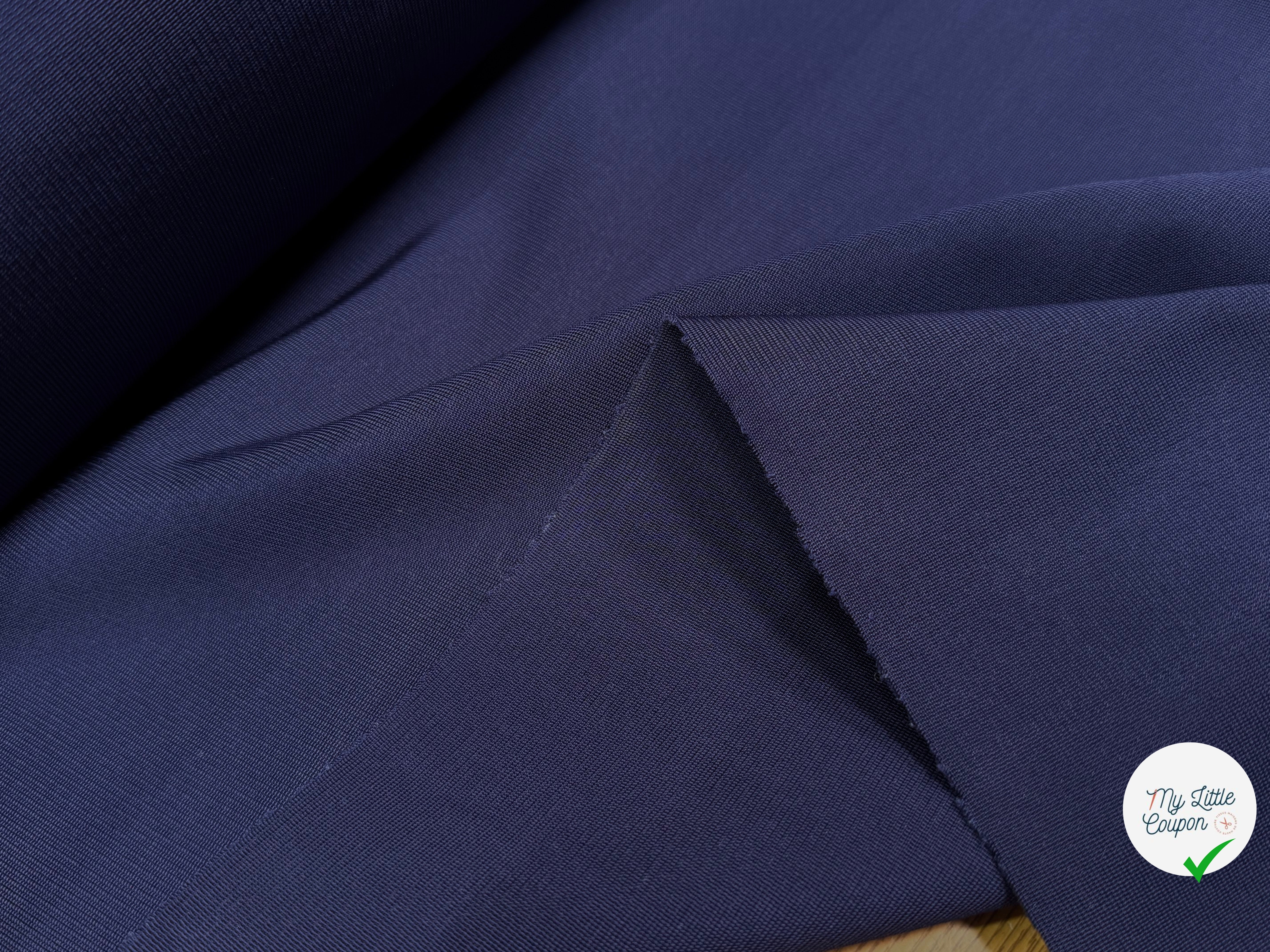 MAILLE COTON ÉFFET TRICOT ULTRA STRETCH WORK BLUE - My Little Coupon