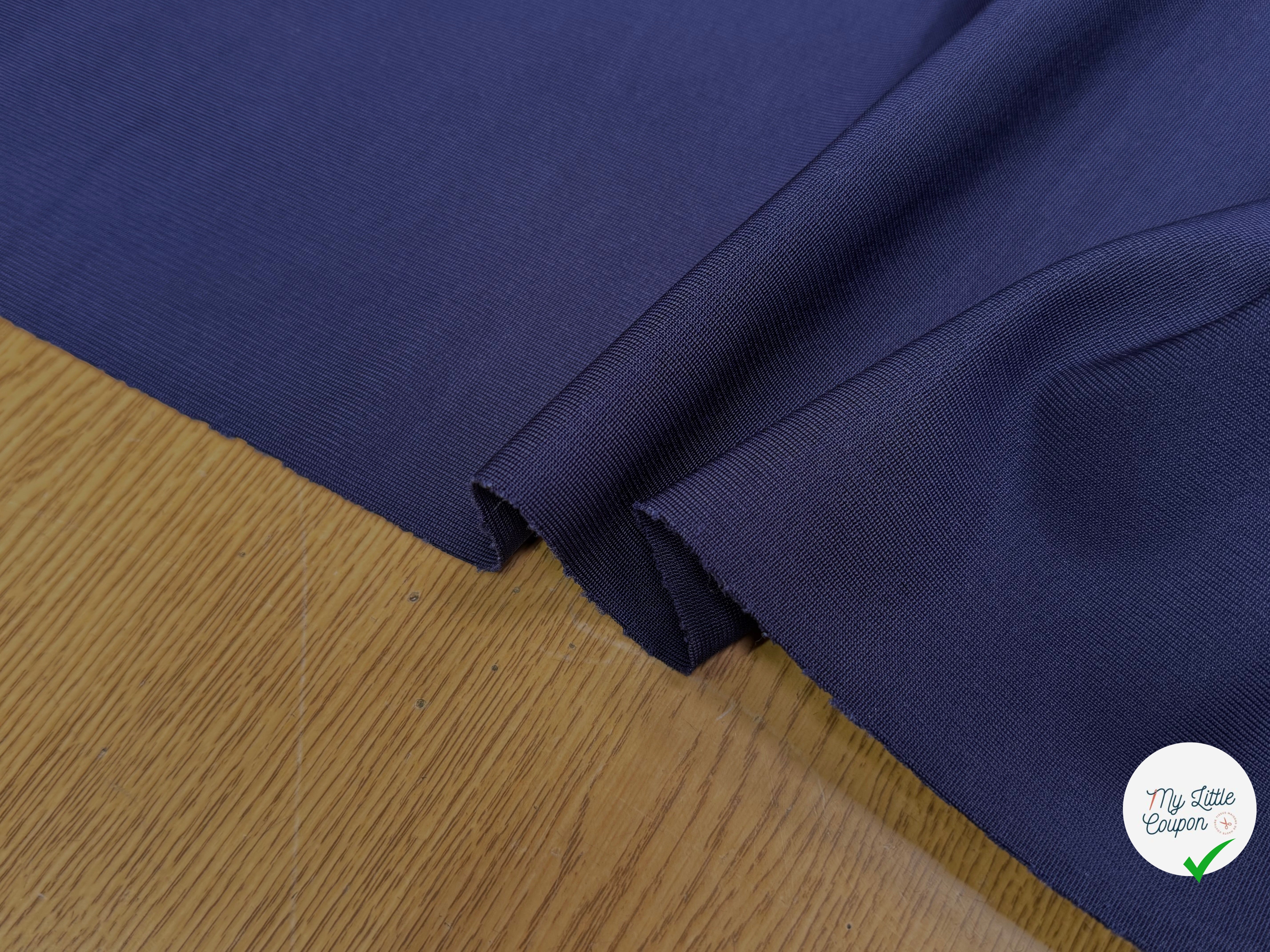 MAILLE COTON ÉFFET TRICOT ULTRA STRETCH WORK BLUE - My Little Coupon