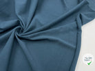 MAILLE COTON LOURDE BLEU GRIS - My Little Coupon - tissu - coudre