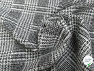 MAILLE COTON PRINCE DE GALLES BLANC NOIR - My Little Coupon