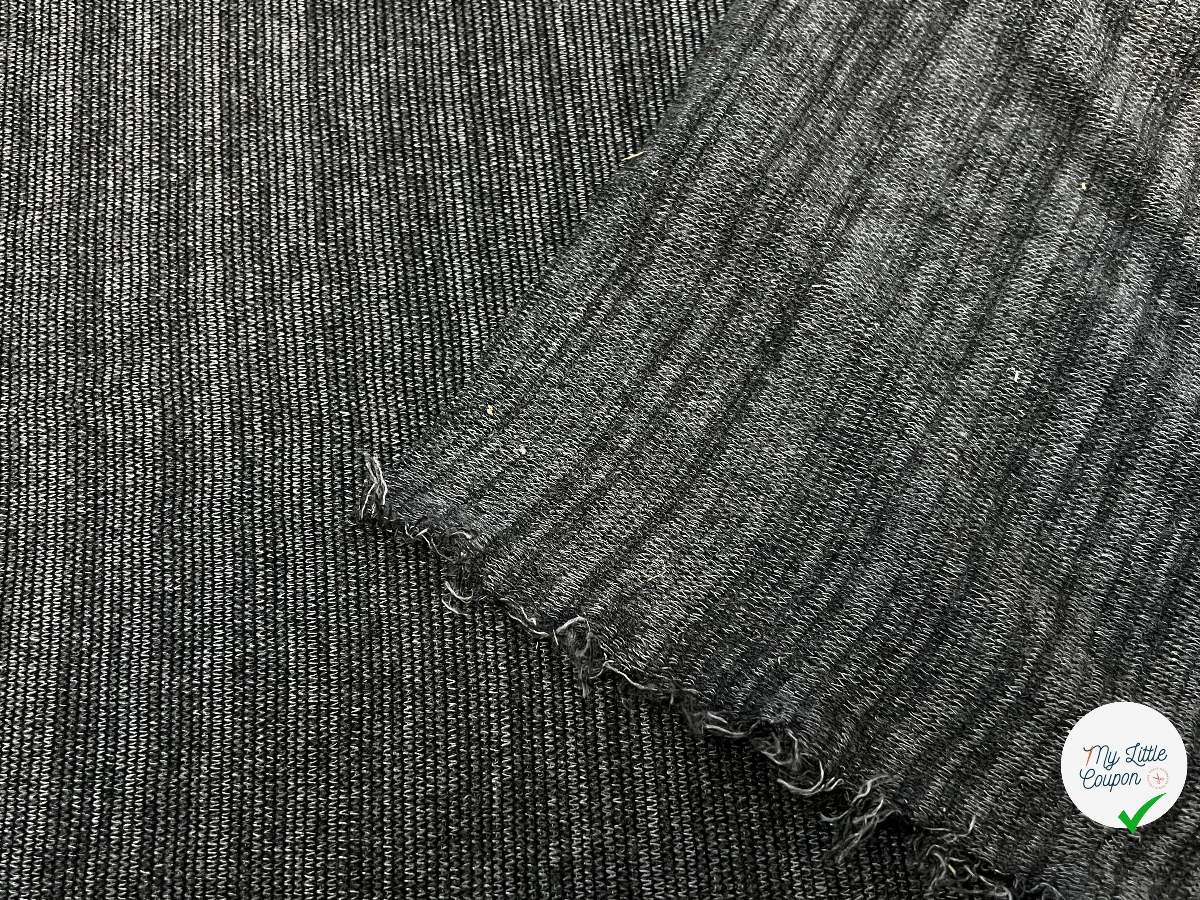 MAILLE COTON ULTRA STRETCH GRIS 150CM - My Little Coupon