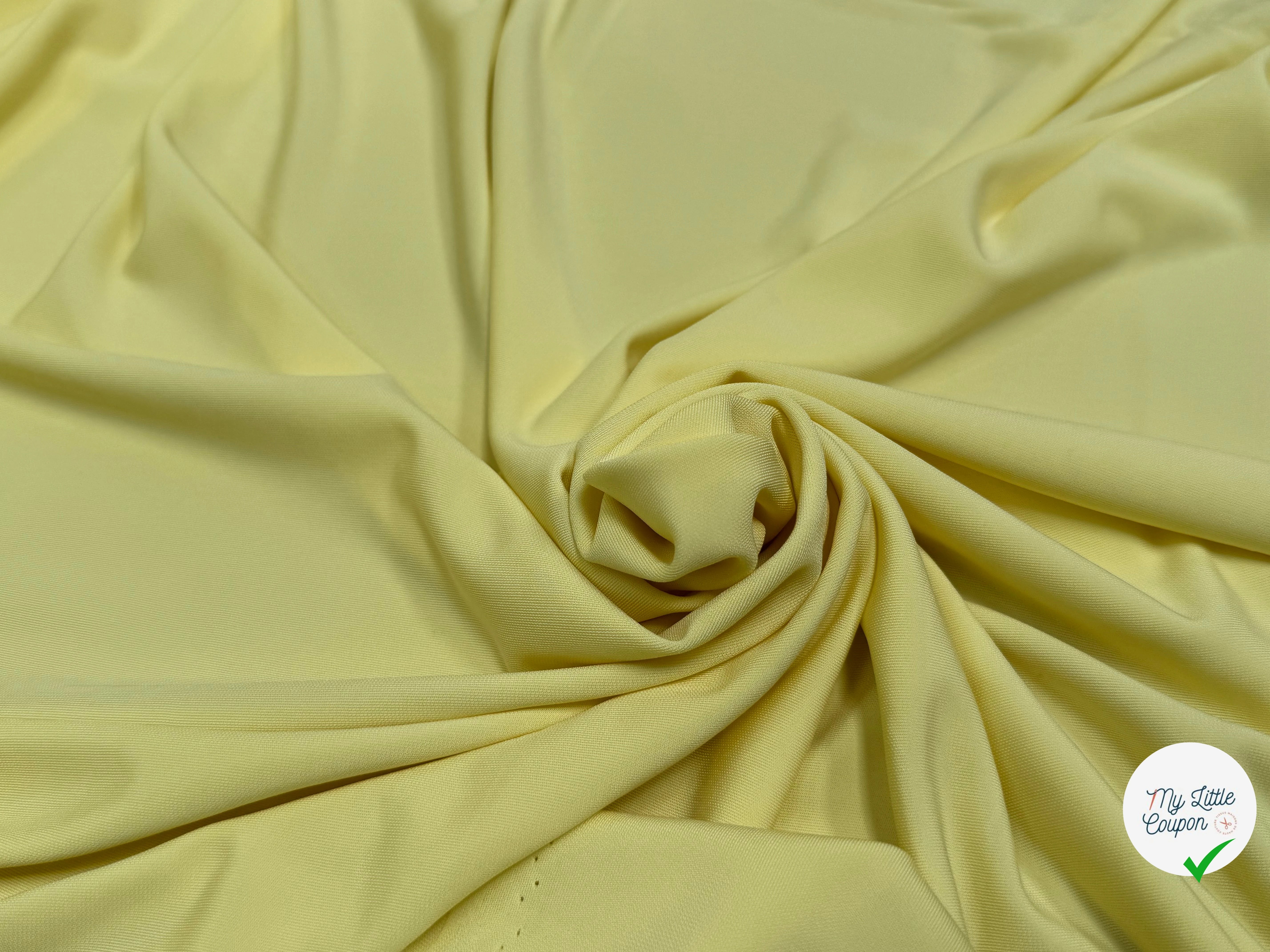 MAILLE CREPÉE ULTRA STRETCH LEMON - My Little Coupon