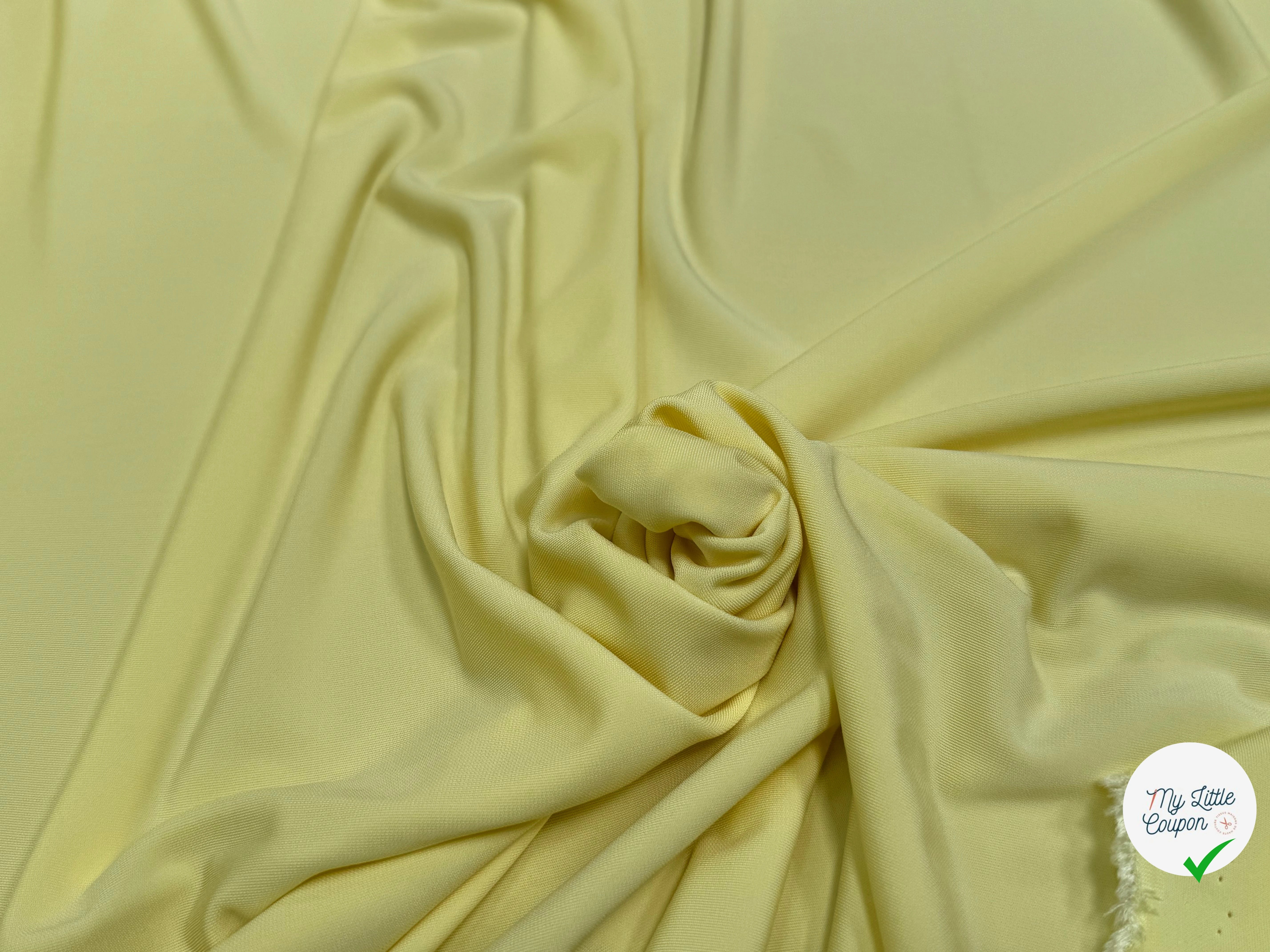 MAILLE CREPÉE ULTRA STRETCH LEMON - My Little Coupon