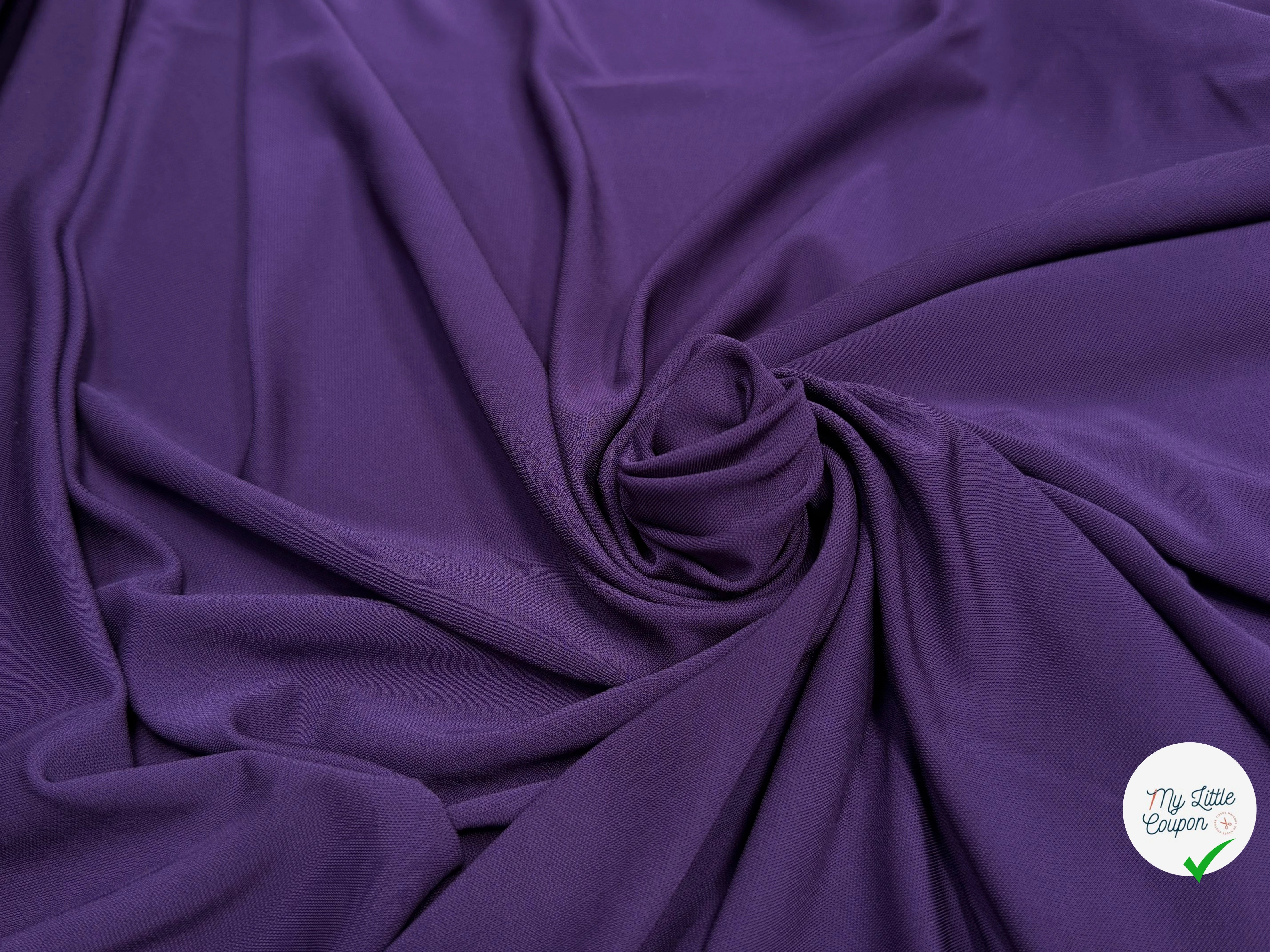 MAILLE CREPÉE ULTRA STRETCH PURPLE - My Little Coupon