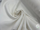 MAILLE DE COTON BLANC STRETCH MOUTONNÉE - My Little Coupon - tissu - coudre