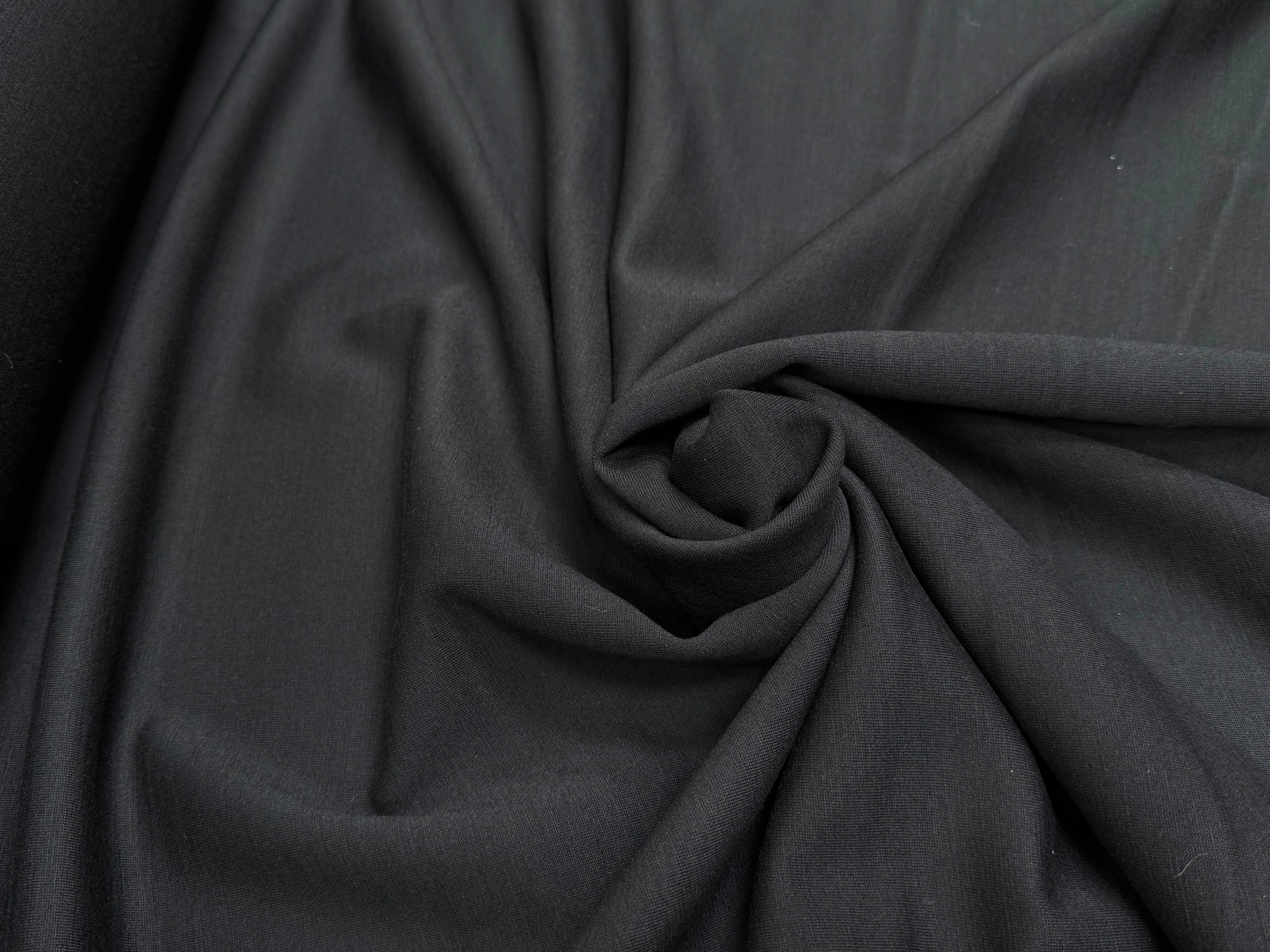 MAILLE DE LAINE LOURDE TRÈS BELLE TENUE NOIRE - My Little Coupon