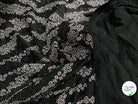 MAILLE DIAMANT ESPRIT FESTIF ARGENT FOND NOIR - My Little Coupon