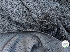 MAILLE EFFET GRUNGE MOUCHETÉE NOIR&BLANC - My Little Coupon
