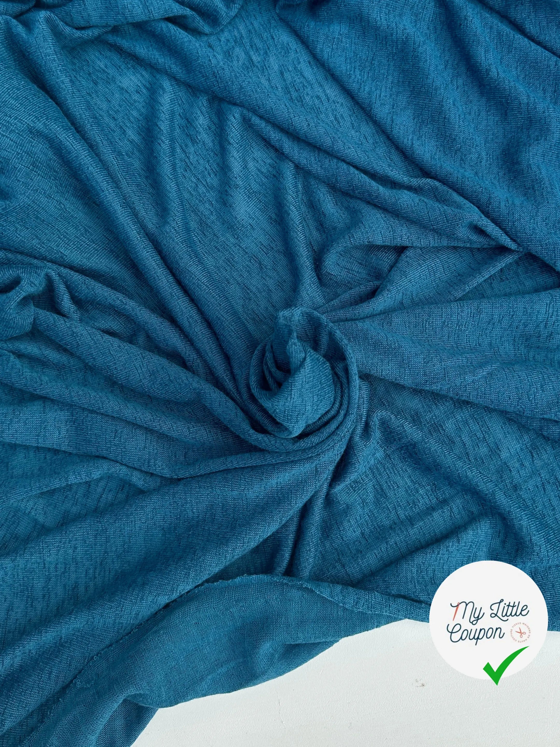MAILLE EFFET LIN CHIC BLEU - My Little Coupon