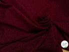MAILLE FÊTE LÉGÈREMENT BRILLANTE ROUGE BORDEAUX - My Little Coupon
