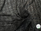 MAILLE FÊTE SÉQUIN MOTIF GLOBE ET GÉOMETRIQUE BLACK&SILVER - My Little Coupon