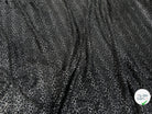 MAILLE FÊTE SÉQUIN MOTIF GLOBE ET GÉOMETRIQUE BLACK&SILVER - My Little Coupon